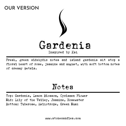 Gardenia (our version) Sample Scent Strip