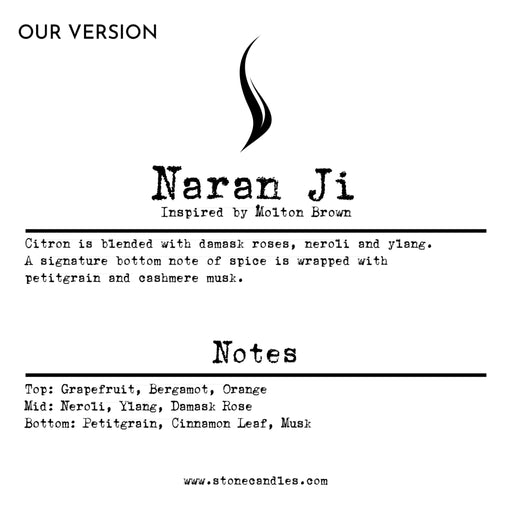 Naran Ji (our version) Sample Scent Strip
