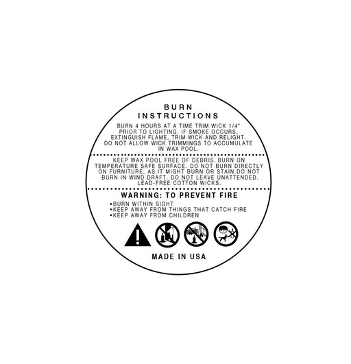 2" Bottom Warning Label