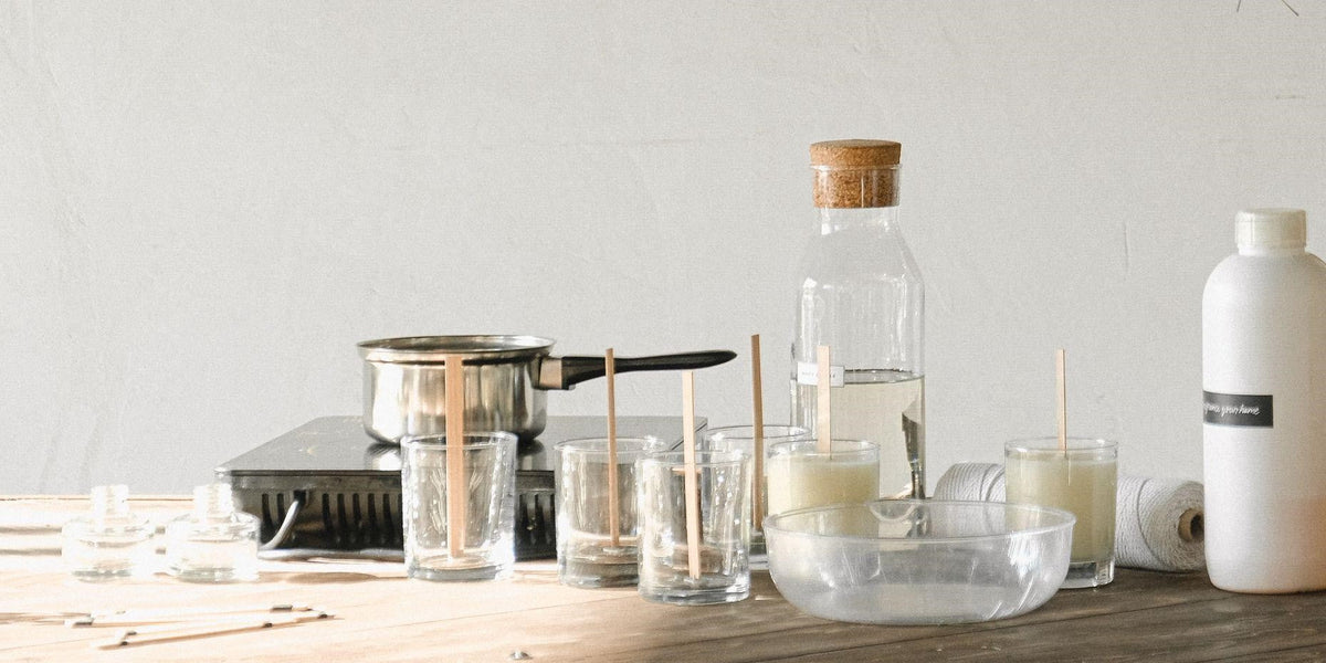 Candle Making Setup Candle Making Kits, Supplies and Tools — Stone Candles