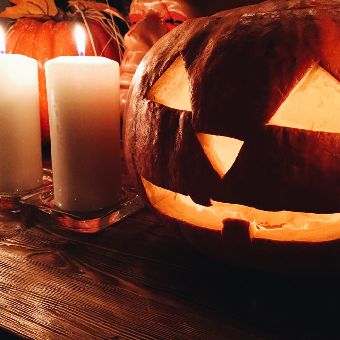 Halloween Decorating with Candles