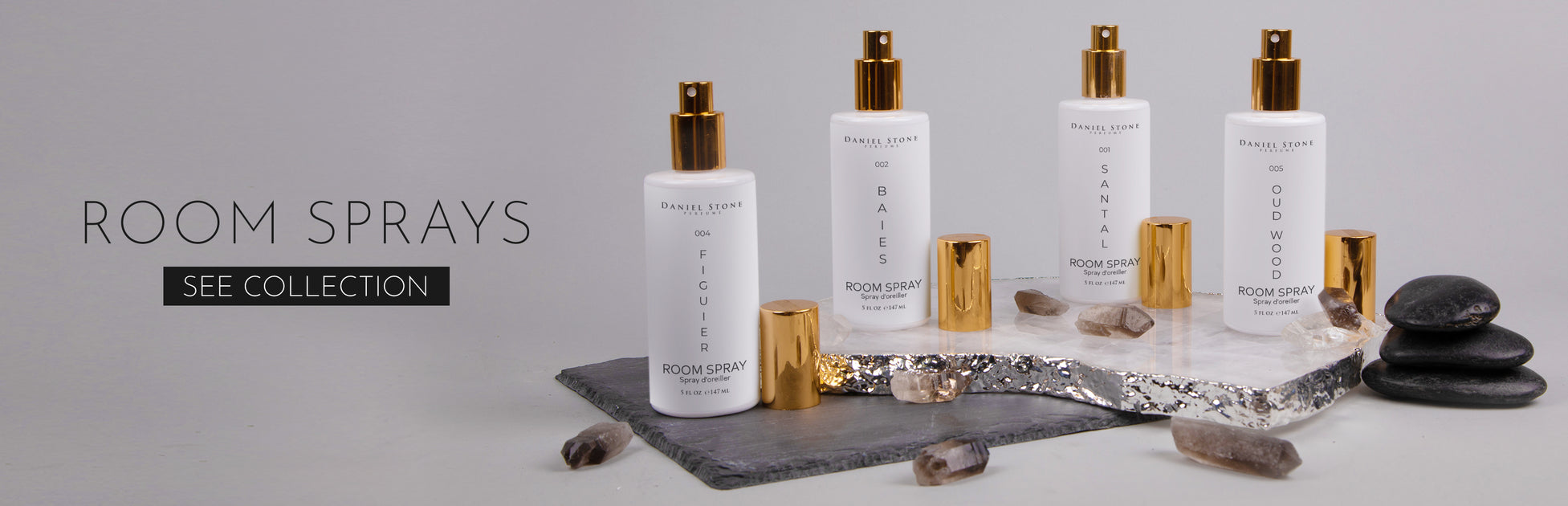 Daniel Stone Room Sprays — Stone Candles