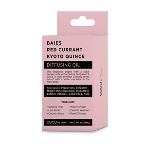 Diffusing Oil - Baies, Red Currant, Kyoto Quince