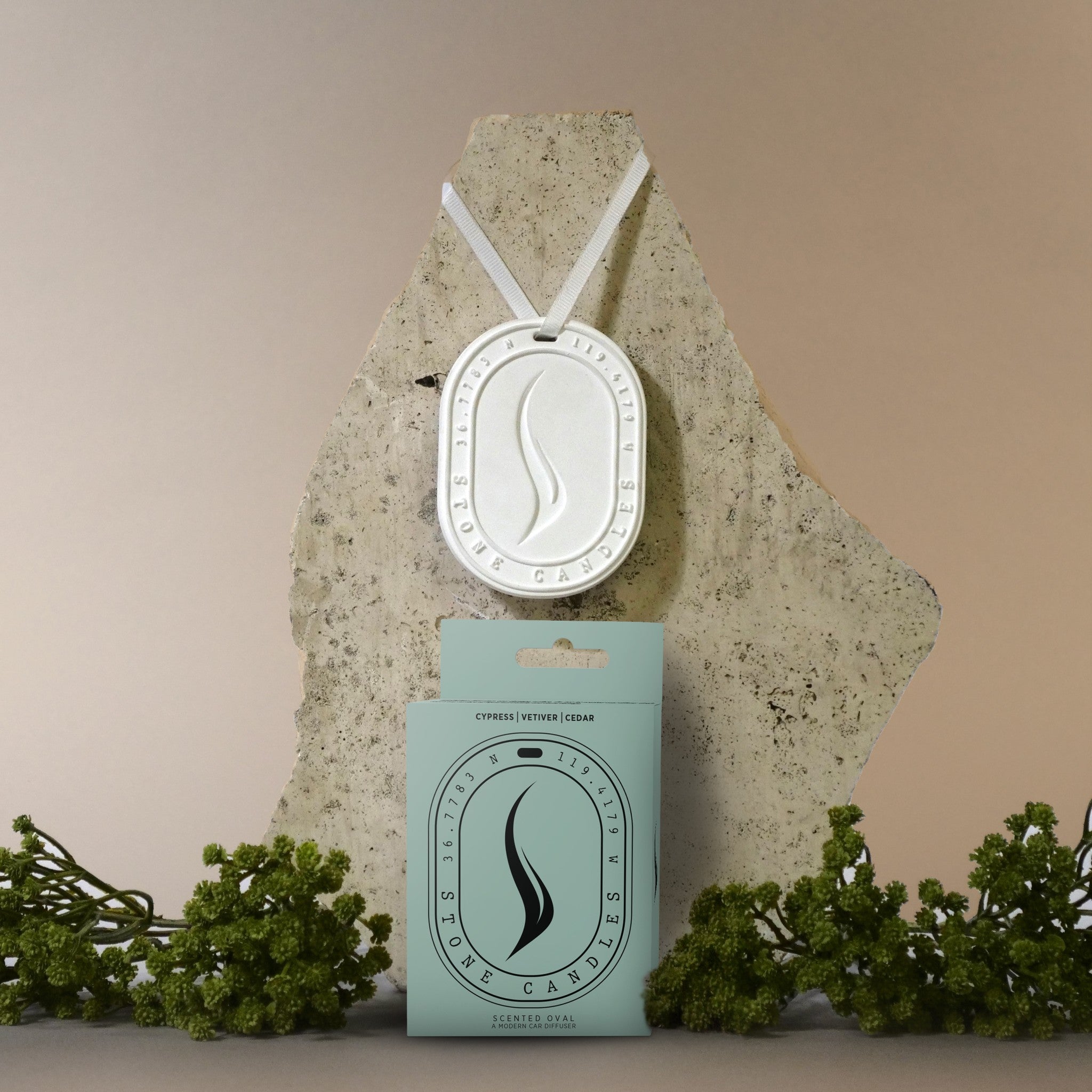 Scented Oval Diffuser (Cypress | Vetiver | Cedar)