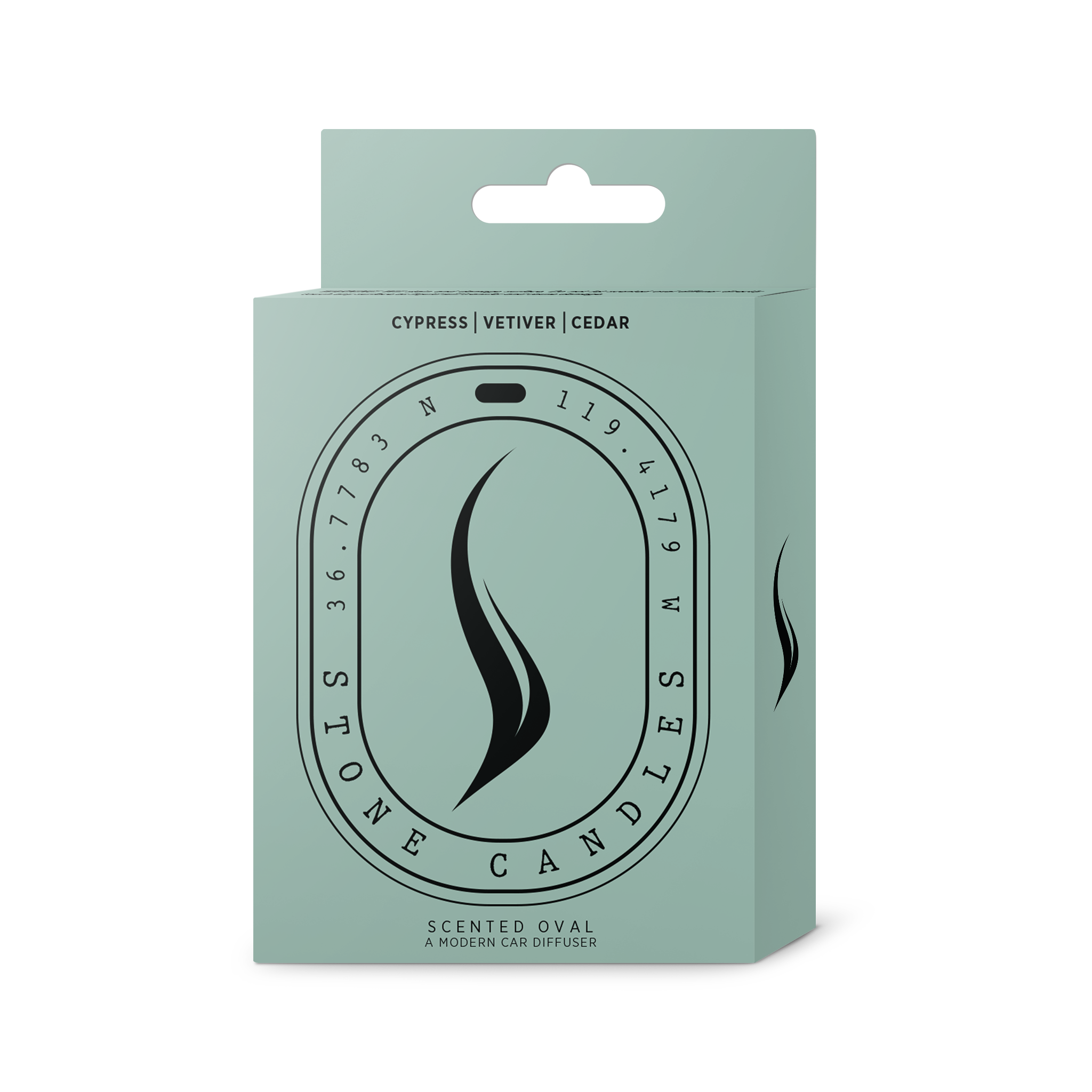 Scented Oval Diffuser (Cypress | Vetiver | Cedar)