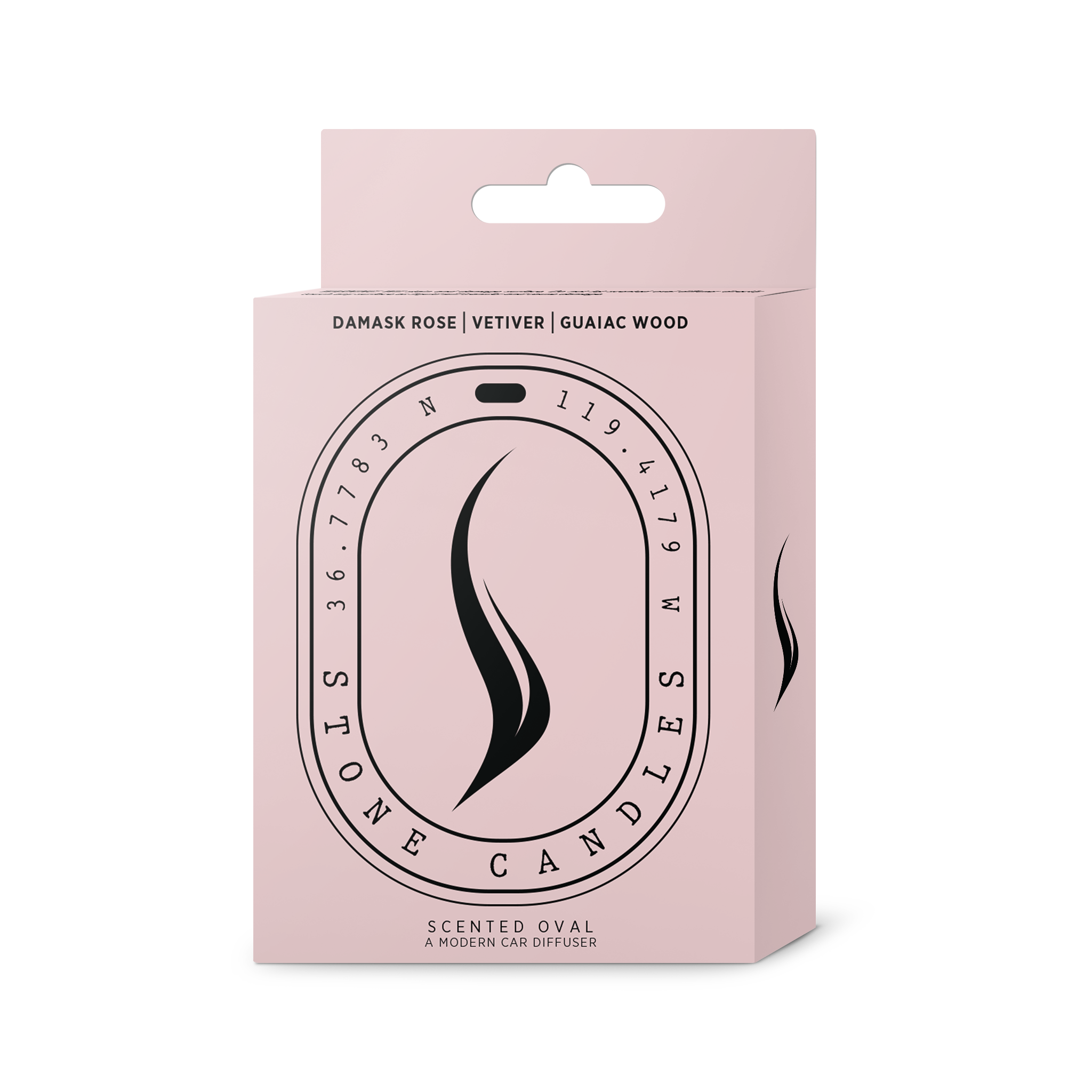 Scented Oval Diffuser (Damask Rose | Vetiver | Guaiac Wood)