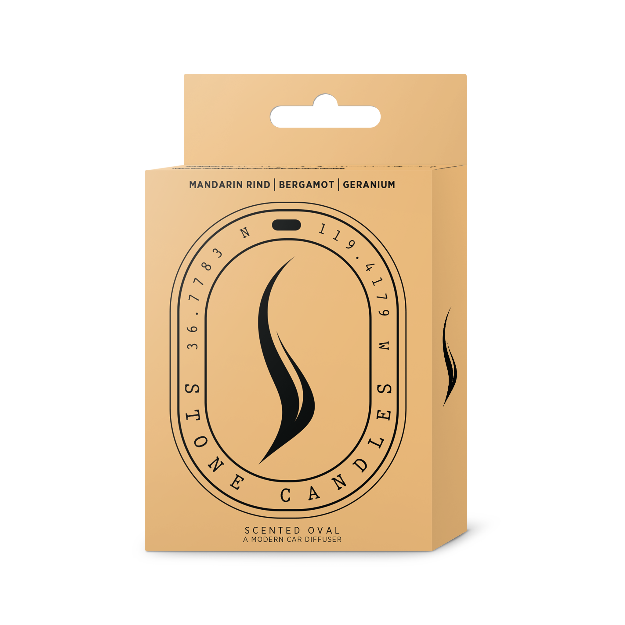 Scented Oval Diffuser (Mandarin Rind | Bergamot | Geranium)