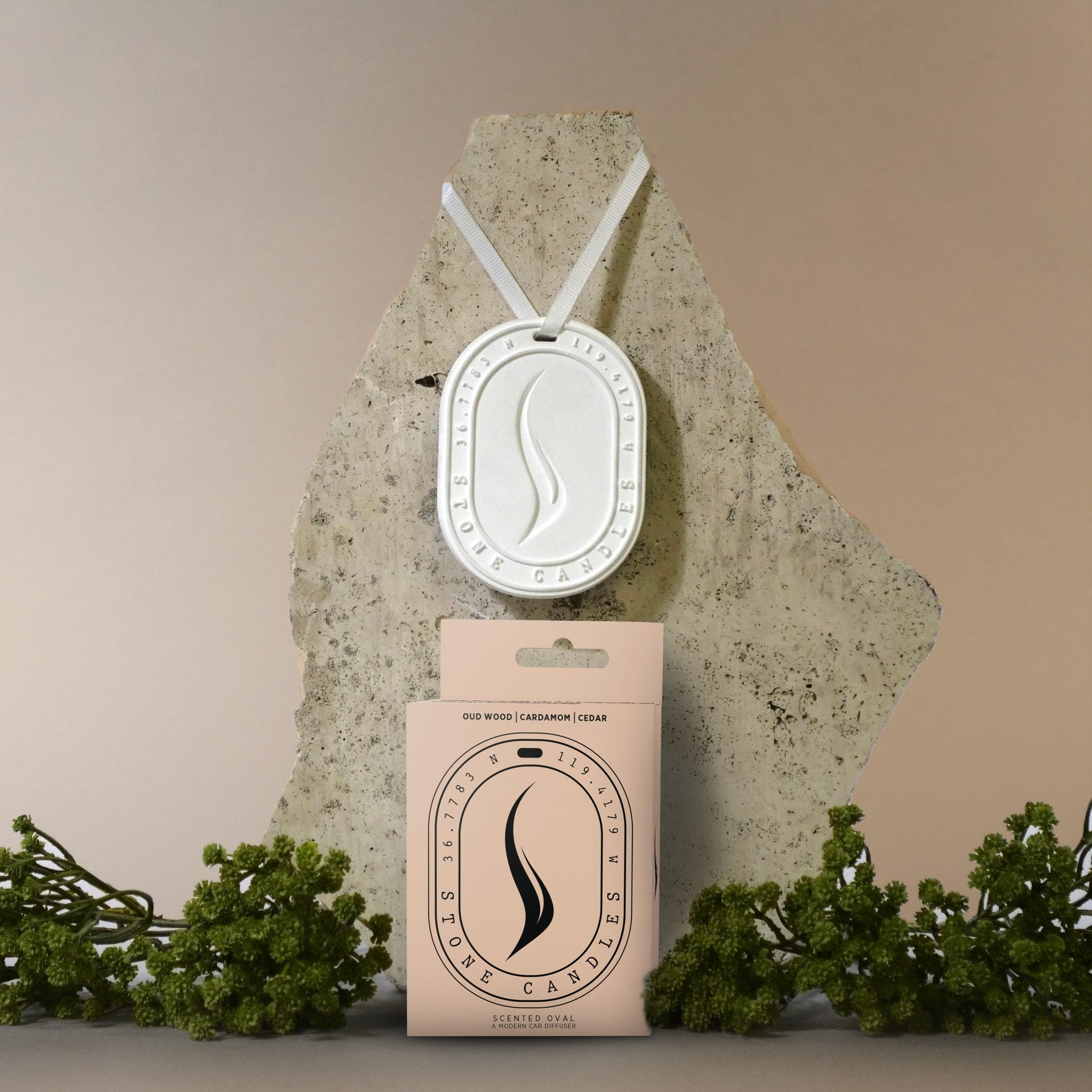 Scented Oval Diffuser (Oud Wood | Cardamom | Cedar)