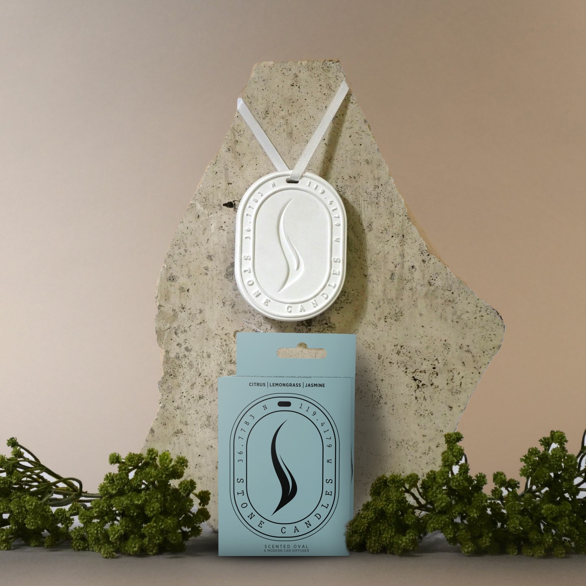 Scented Oval Diffuser (Citrus | Lemongrass | Jasmine)