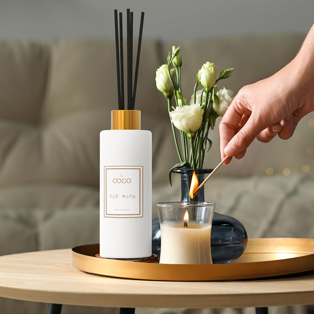 5oz Oud Wood Reed Diffuser