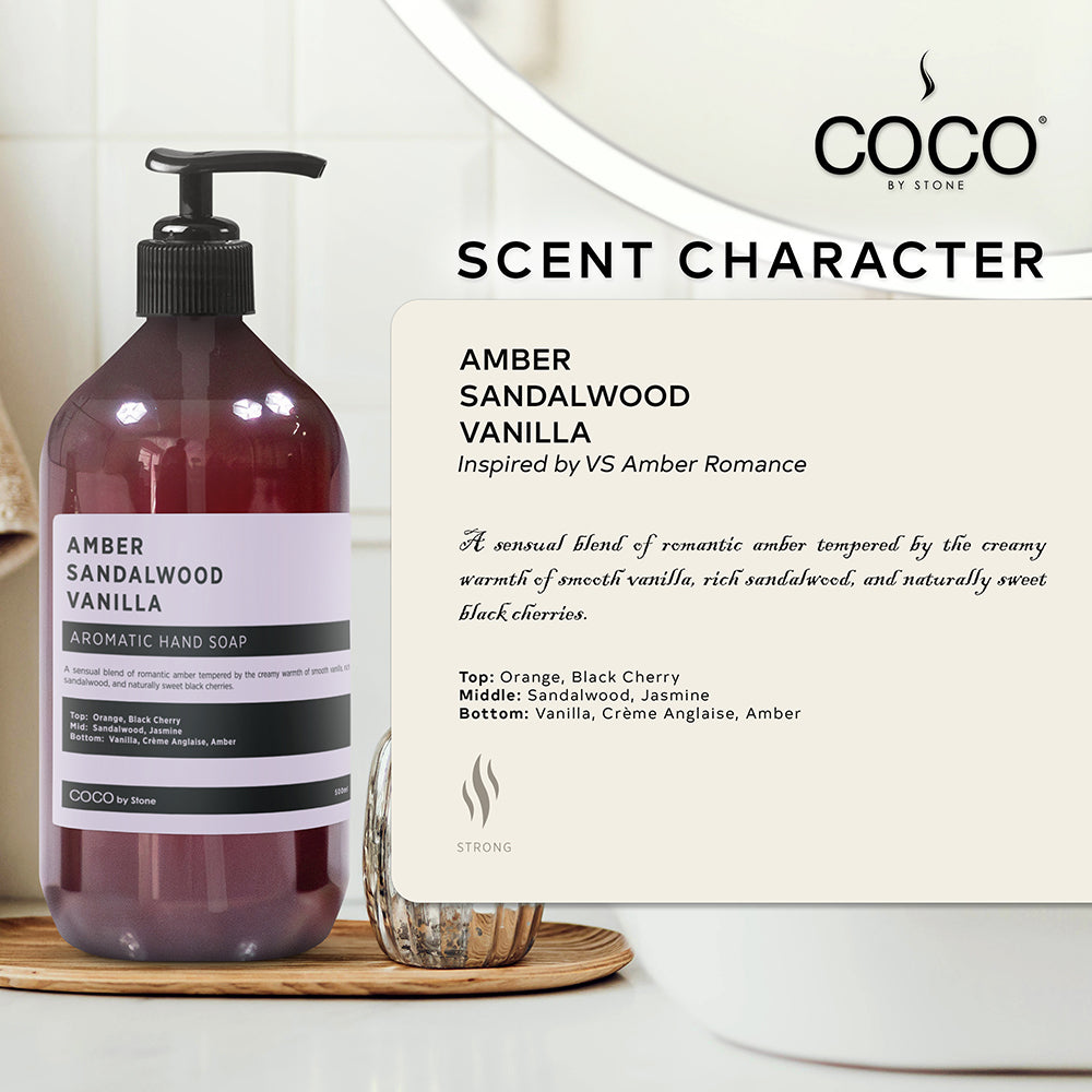 Amber | Sandalwood | Vanilla Hand Soap