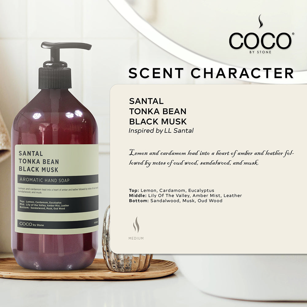 Santal | Tonka Bean | Black Musk Hand Soap