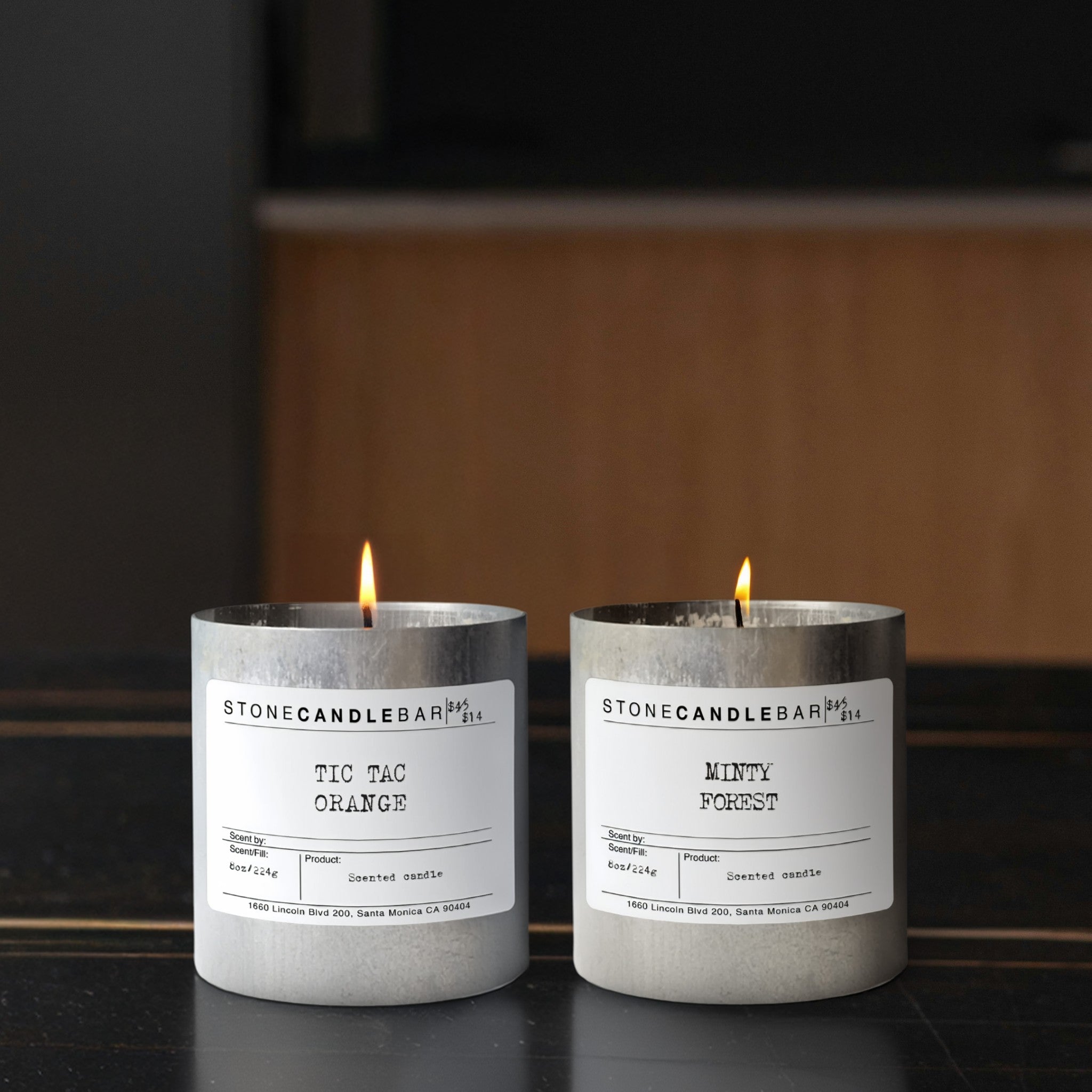 8oz Minty Forest Candle