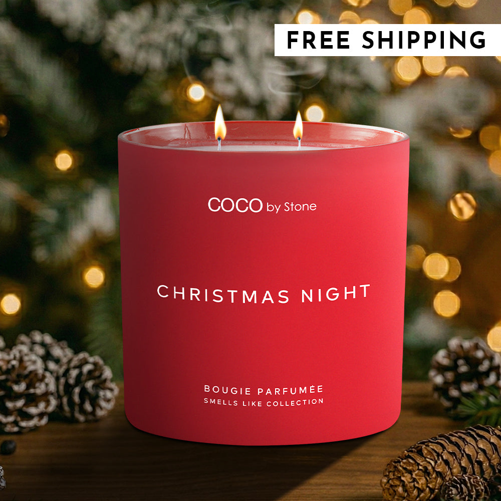 15 M&S クリスマス限定 ヴィーガン　グルテンフリー　ライトアップ缶 15oz Smells Like Christmas Night Candle