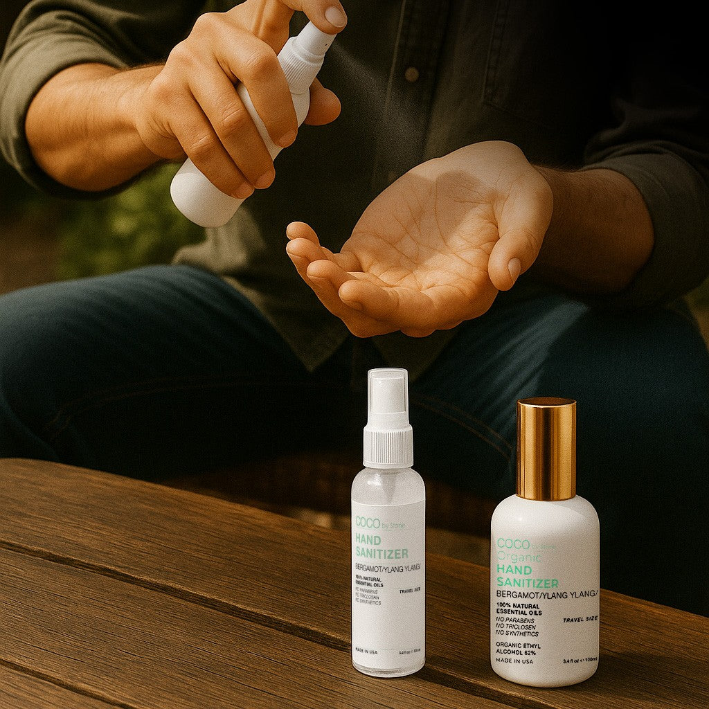 3.4oz Bergamot/Ylang Ylang Organic Hand Sanitizer