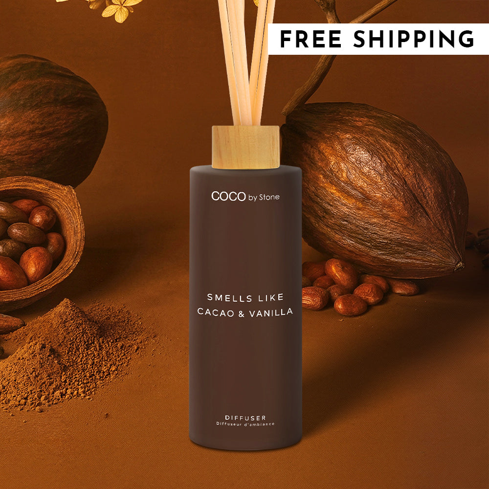 5oz Smells Like Cacao & Vanilla Reed Diffuser