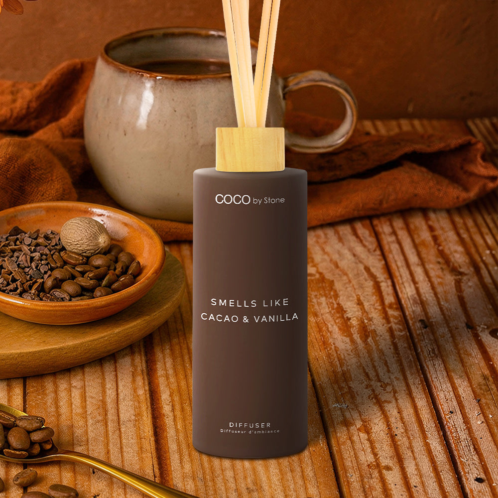 5oz Smells Like Cacao & Vanilla Reed Diffuser