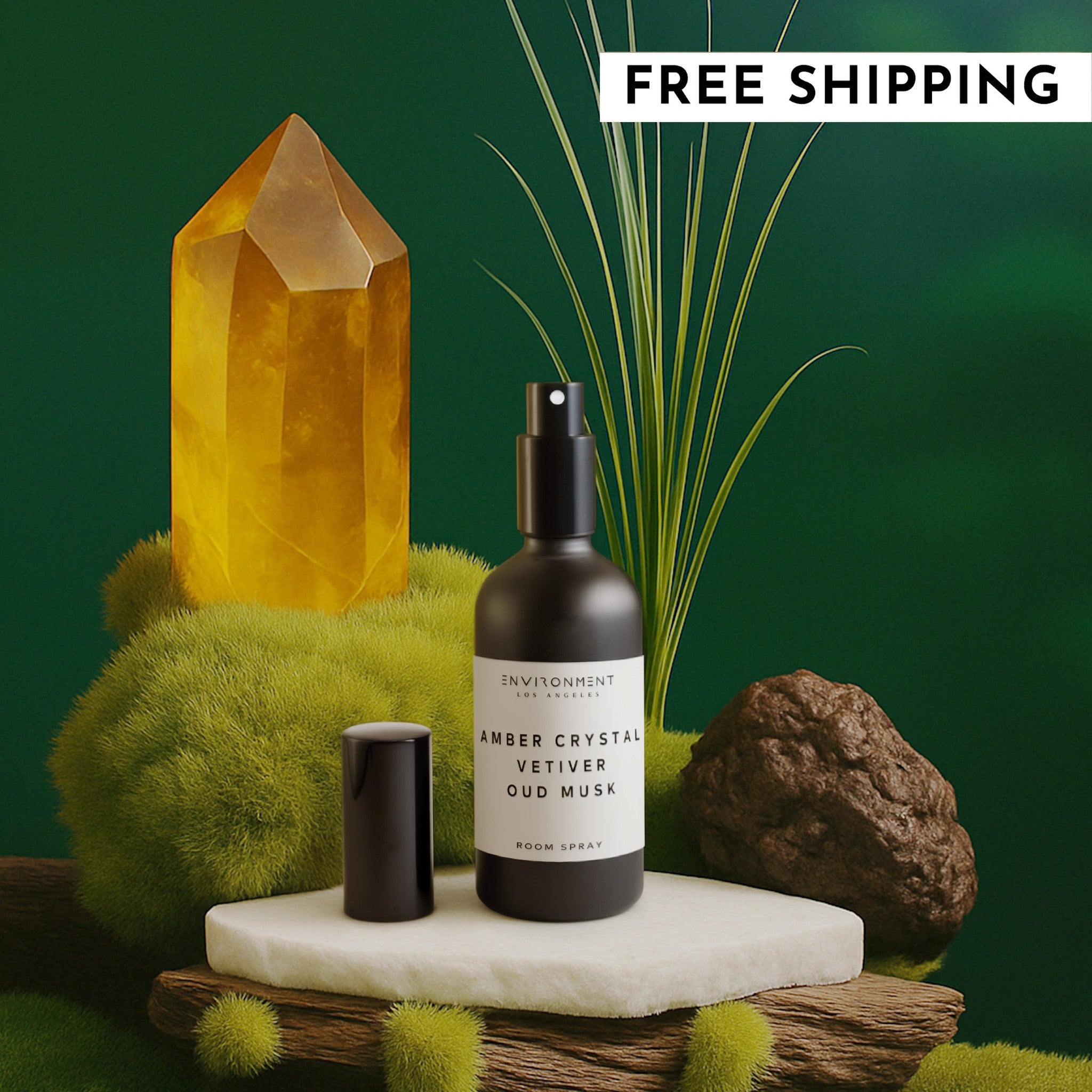 Amber Crystal | Vetiver | Oud Musk Room Spray (Inspired by Baccarat Rouge 540®)