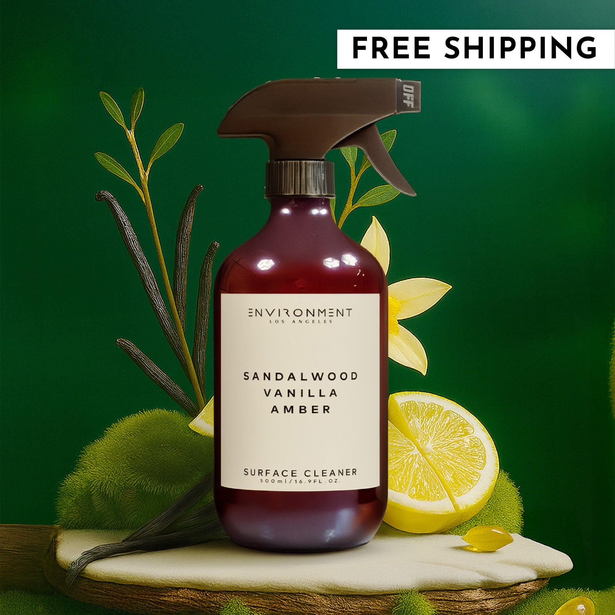 Sandalwood | Vanilla | Amber Surface Cleaner (Inspired by Hotel Costes®)