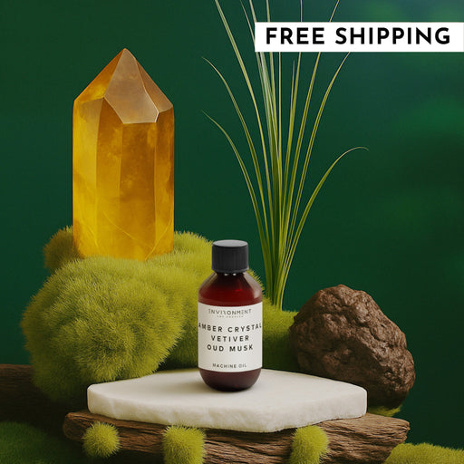 2oz Amber Crystal | Vetiver | Oud Musk Machine Diffusing Oil (Inspired by Baccarat Rouge 540®)