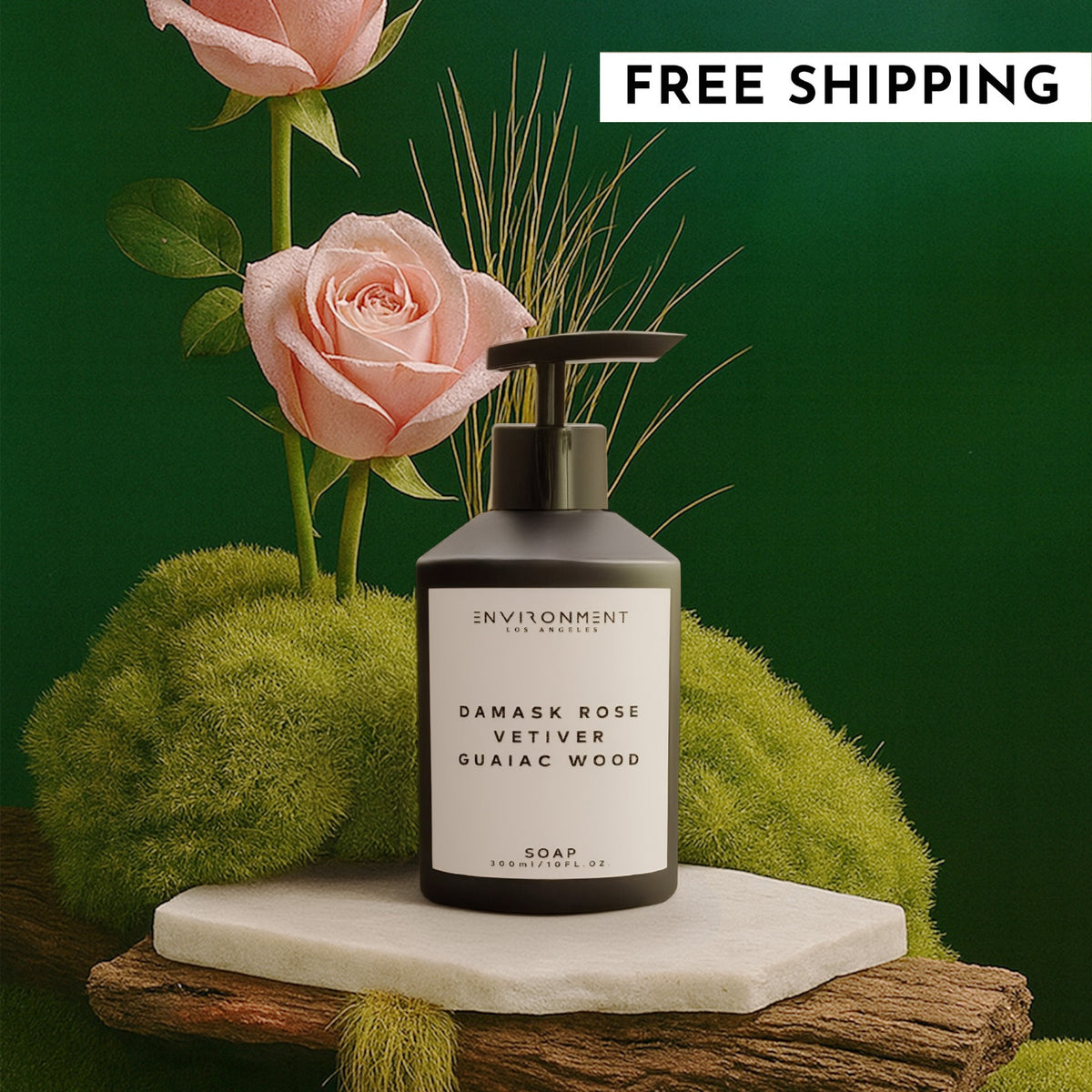 Damask Rose | Vetiver | Guaiac Wood Hand Soap (Inspired by Le Labo Ros