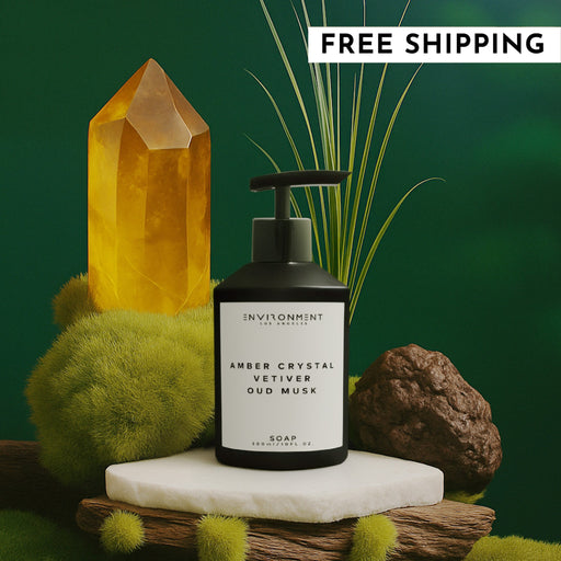 Amber Crystal | Vetiver | Oud Musk Hand Soap (Inspired by Baccarat Rouge 540®)