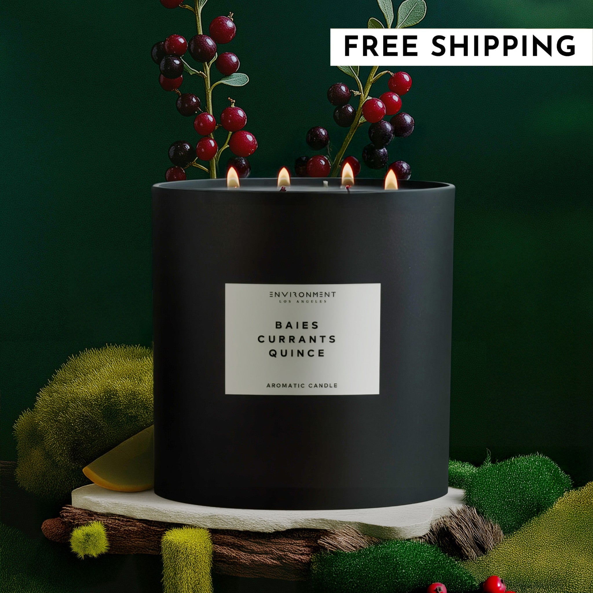 55oz Baies Currants Quince Candle (Inspired by Diptyque Baies