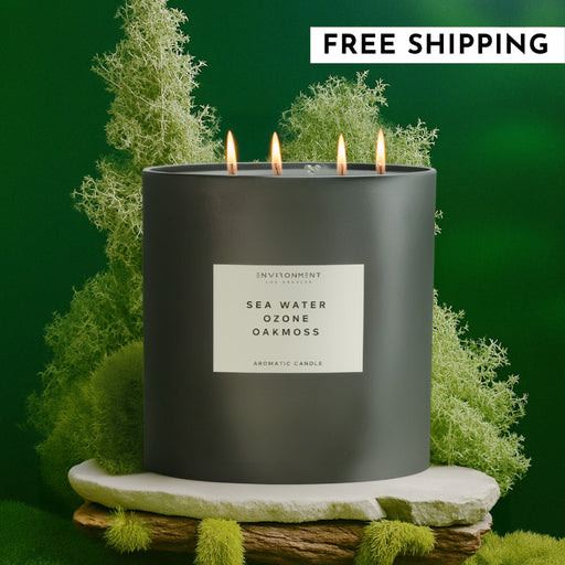 55oz Sea Water | Ozone | Oakmoss Candle (Inspired by Davidoff Cool Water®)