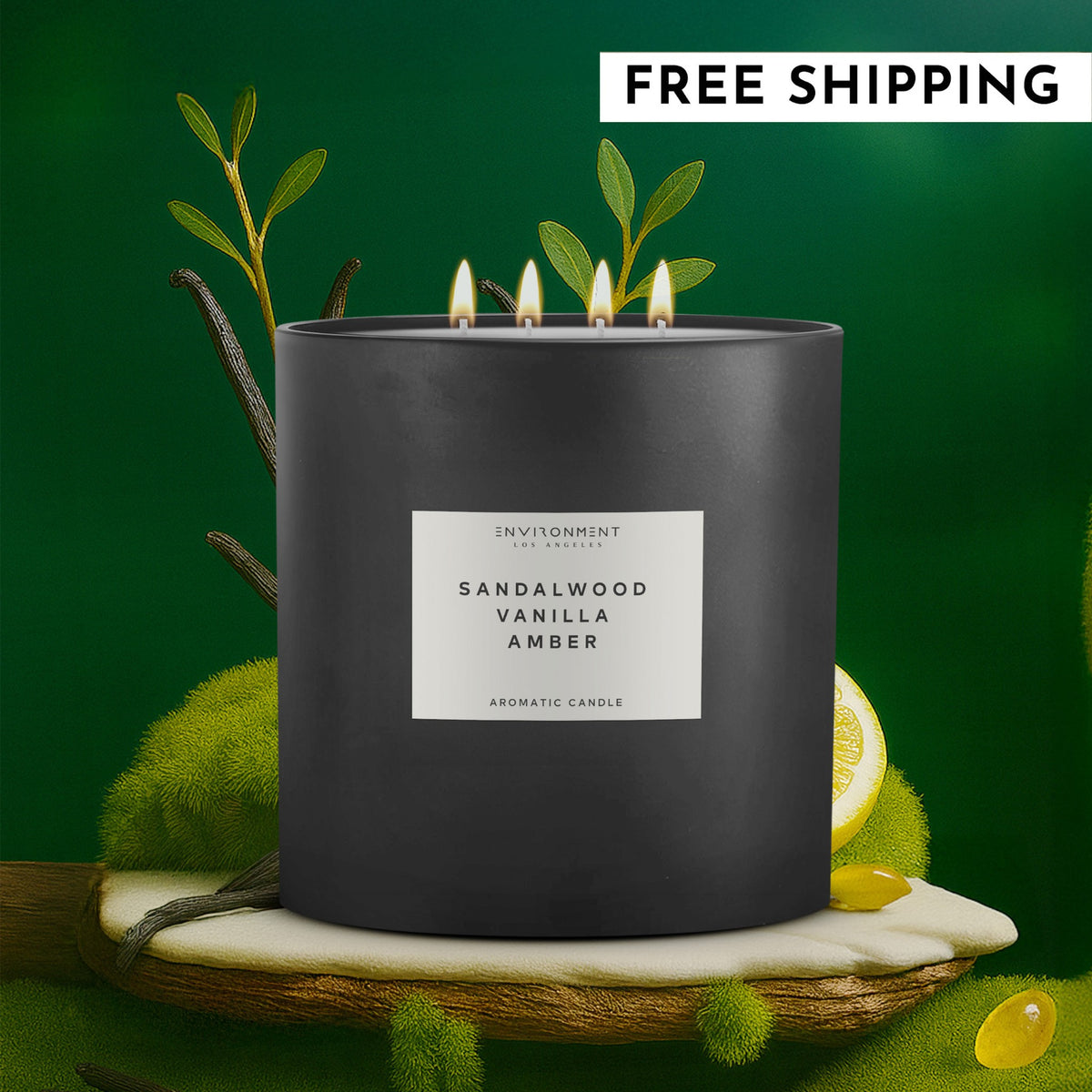 55oz Sandalwood | Vanilla | Amber Candle (Inspired by Hotel Costes