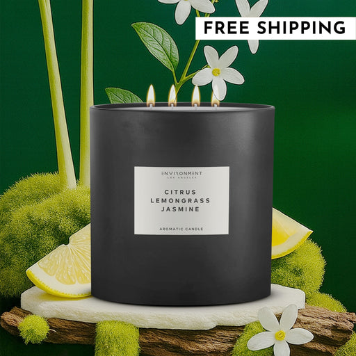 4oz Jasmine And Vanilla Scented Candle With Flower Wax Melts – Scented Candles And Melts