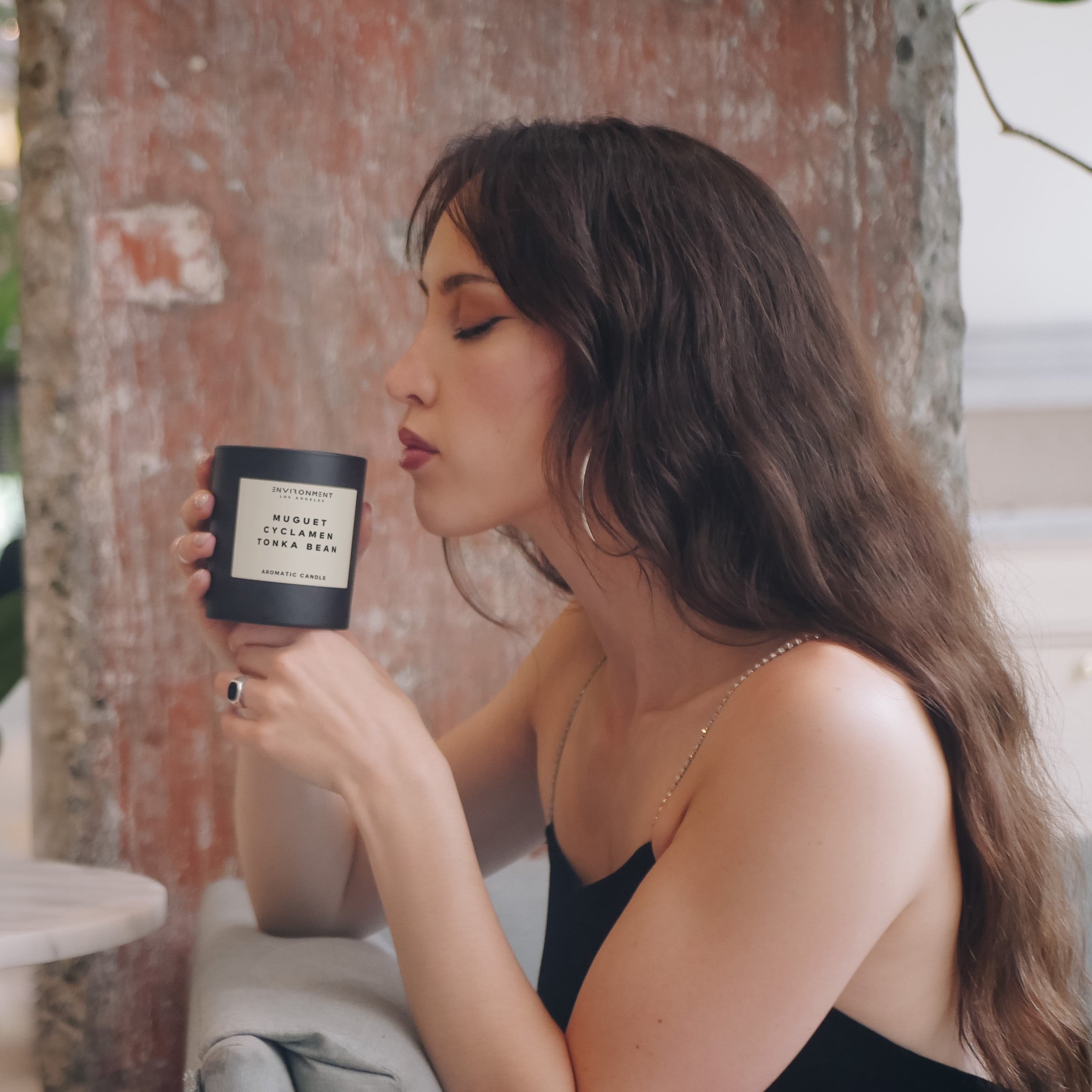 8oz Muguet | Cyclamen | Tonka Bean Candle with Lid and Box (Inspired by YSL Libre®)