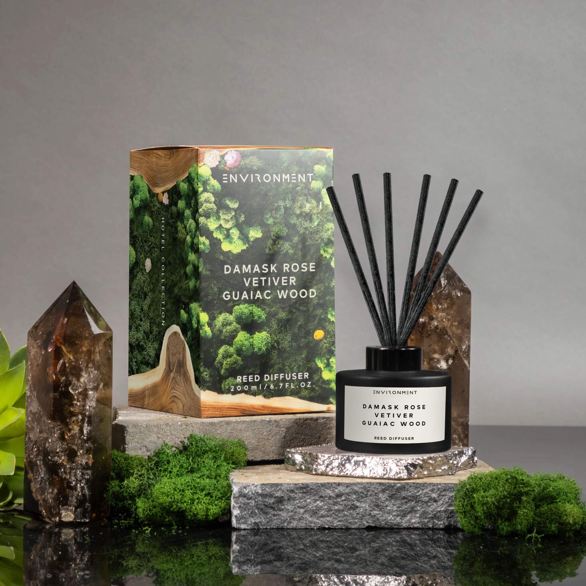 Damask Rose | Vetiver | Guaiac Wood Diffuser (Inspired by Le Labo Rose 31® and Fairmont Hotel®)