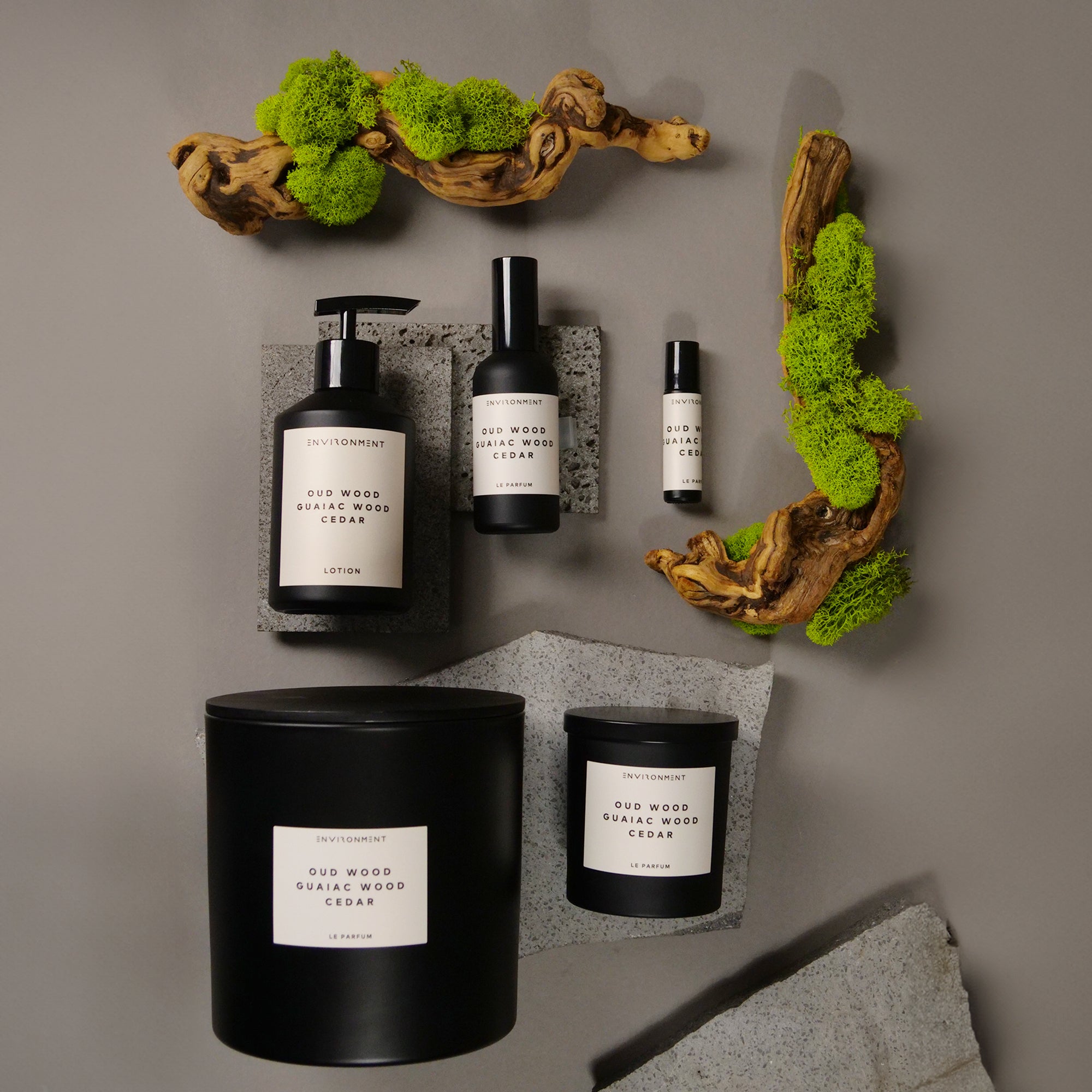 8oz Oud Wood | Guaiac Wood | Cedar Candle with Lid and Box (Inspired by Tom Ford Oud Wood®)