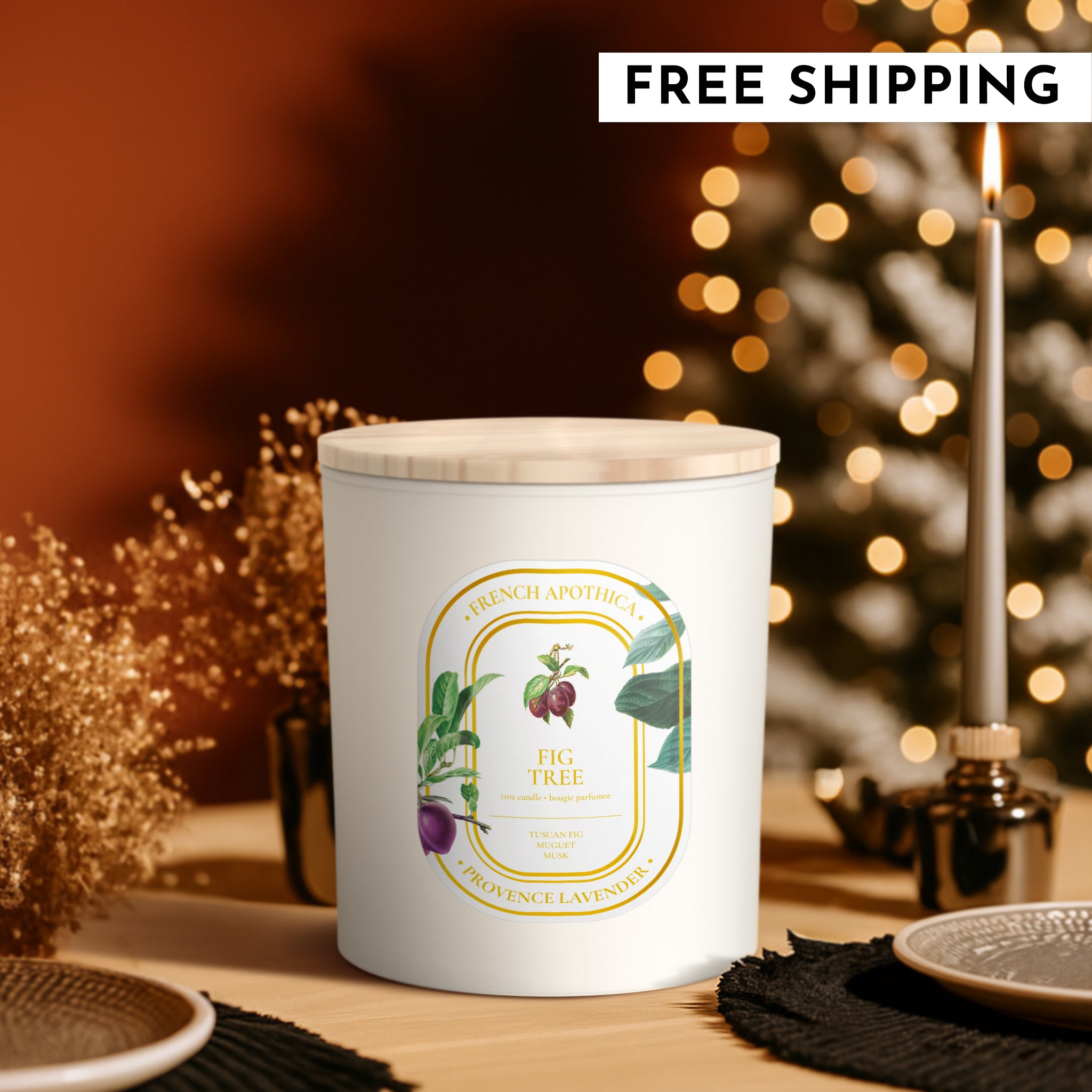 11oz French Apothica Fig Tree Candle