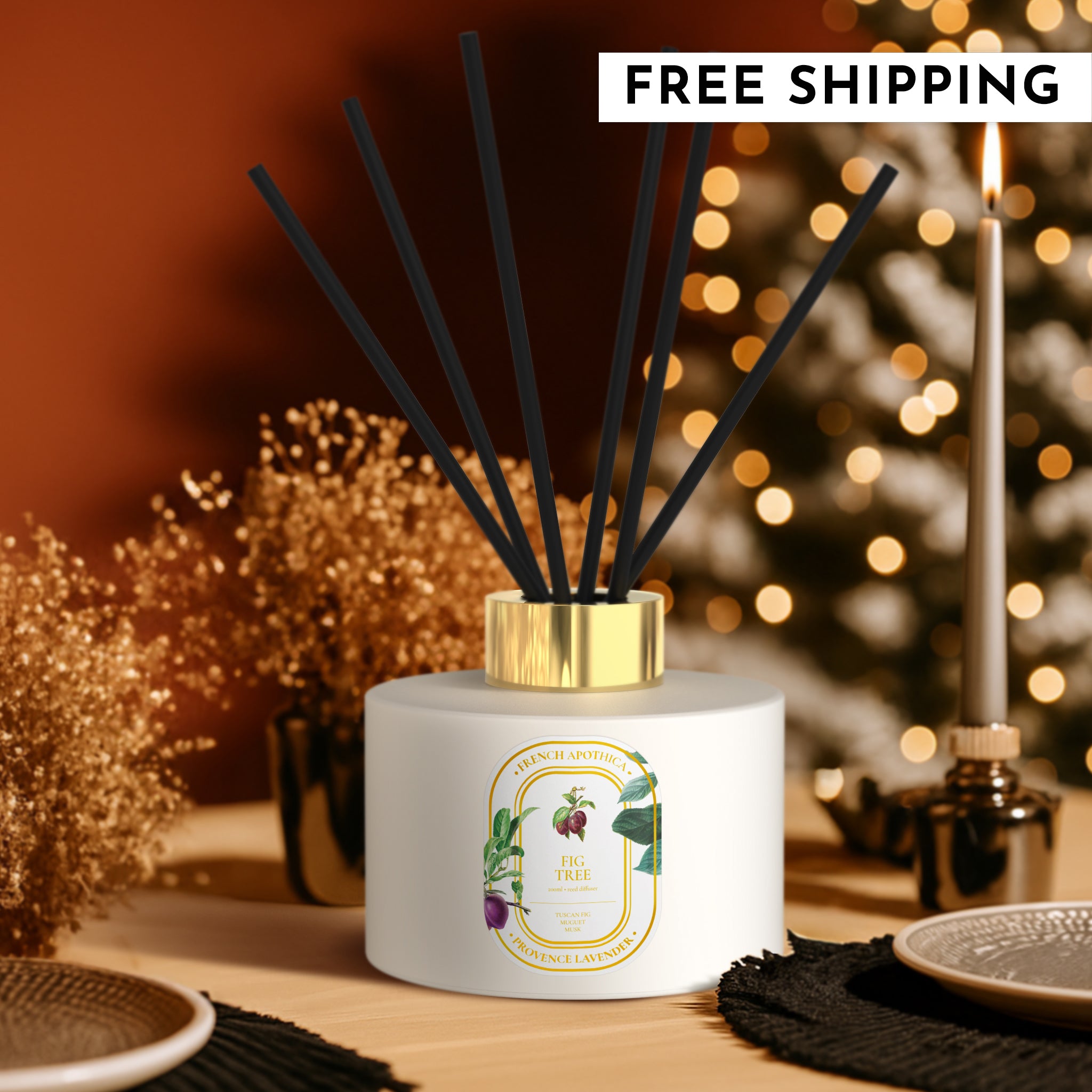 200ml French Apothica Fig Tree Diffuser