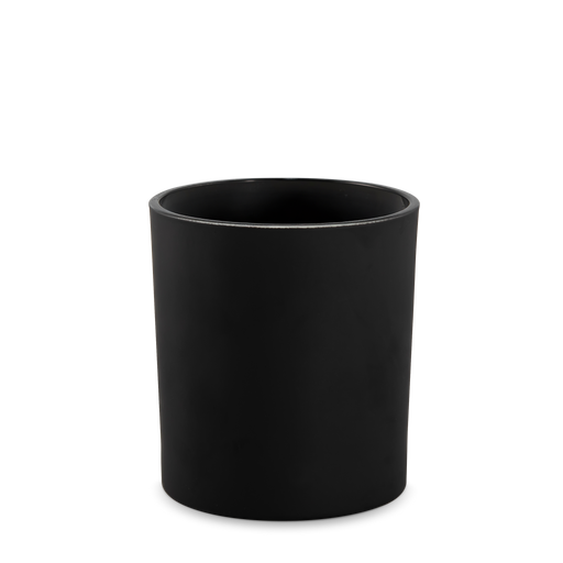 Stone_Candles_Supplies_Heavy_Rocks_Glass_Black_Matte_11oz