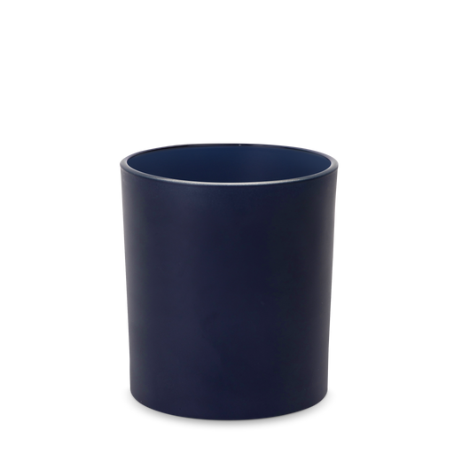 Stone_Candles_Supplies_Heavy_Rocks_Glass_Navy_Blue_Matte_11oz