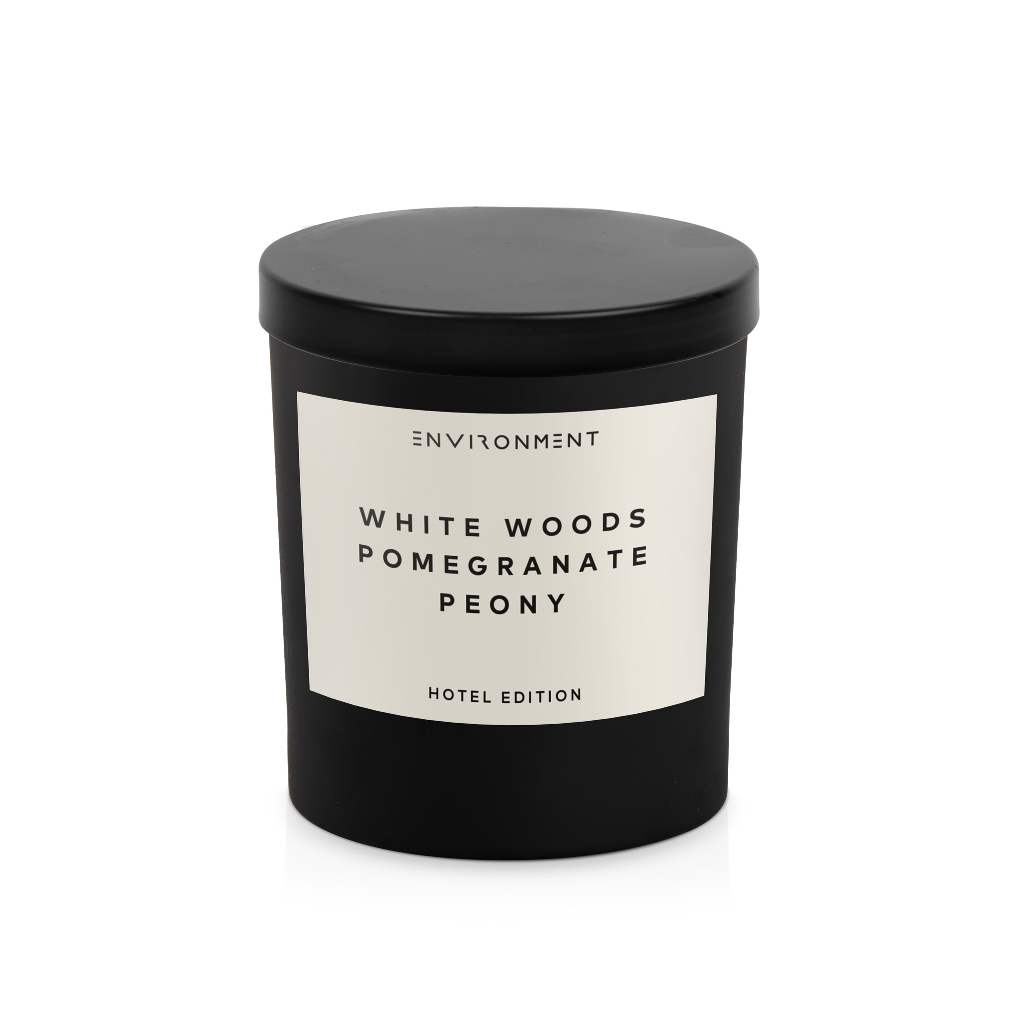 8oz White Woods | Pomegranate | Peony Candle with Lid and Box (Inspired by The Aria Hotel®)