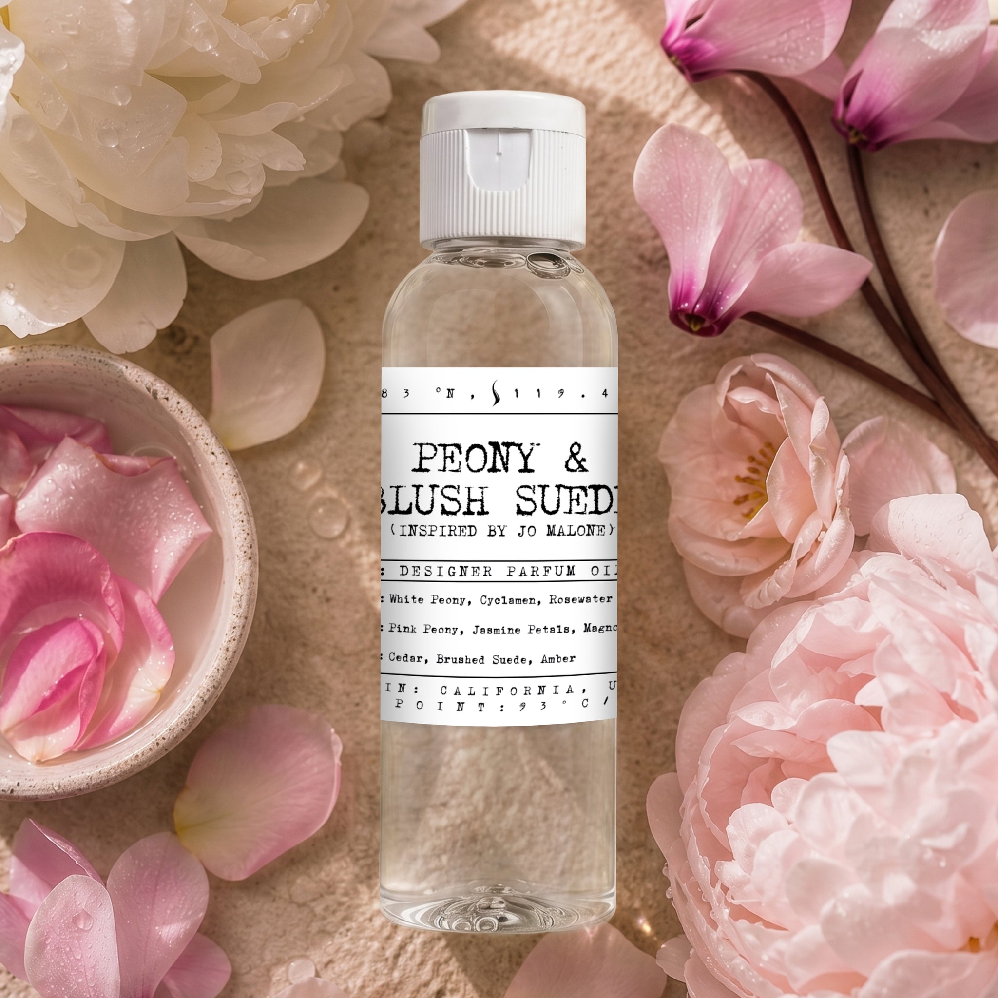 Peony & Blush Suede (Our version) Fragrance Oil