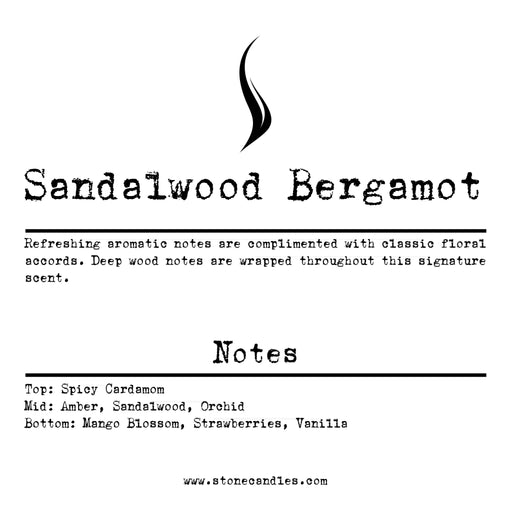 Sandalwood Bergamot Sample Scent Strip