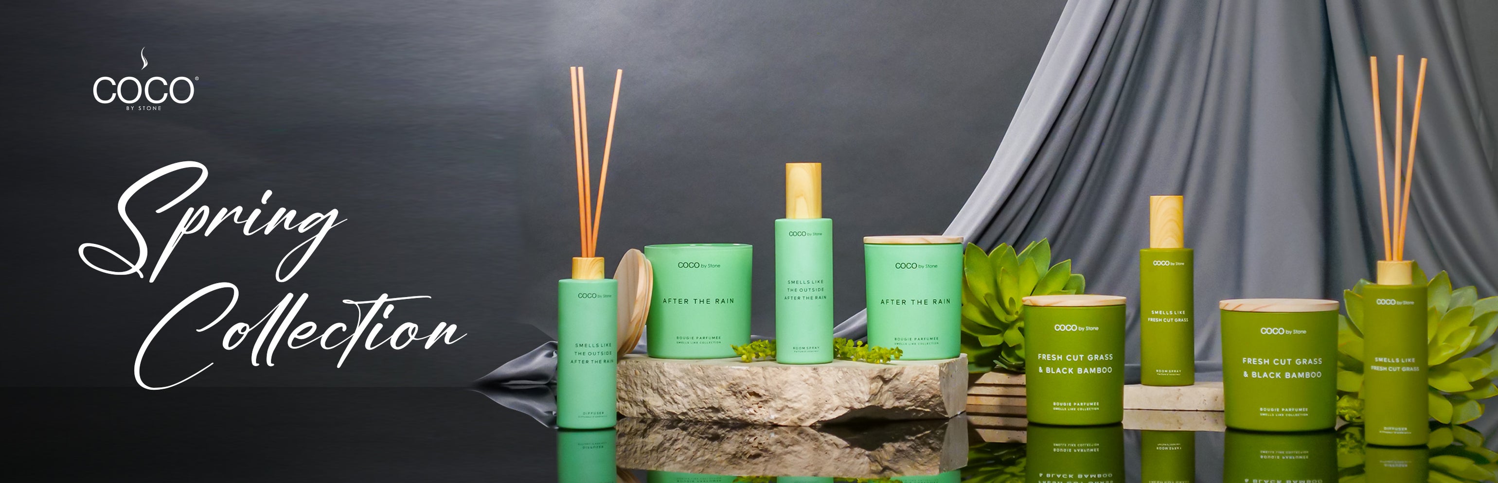 Stone Candles Premium Coconut Wax Candles