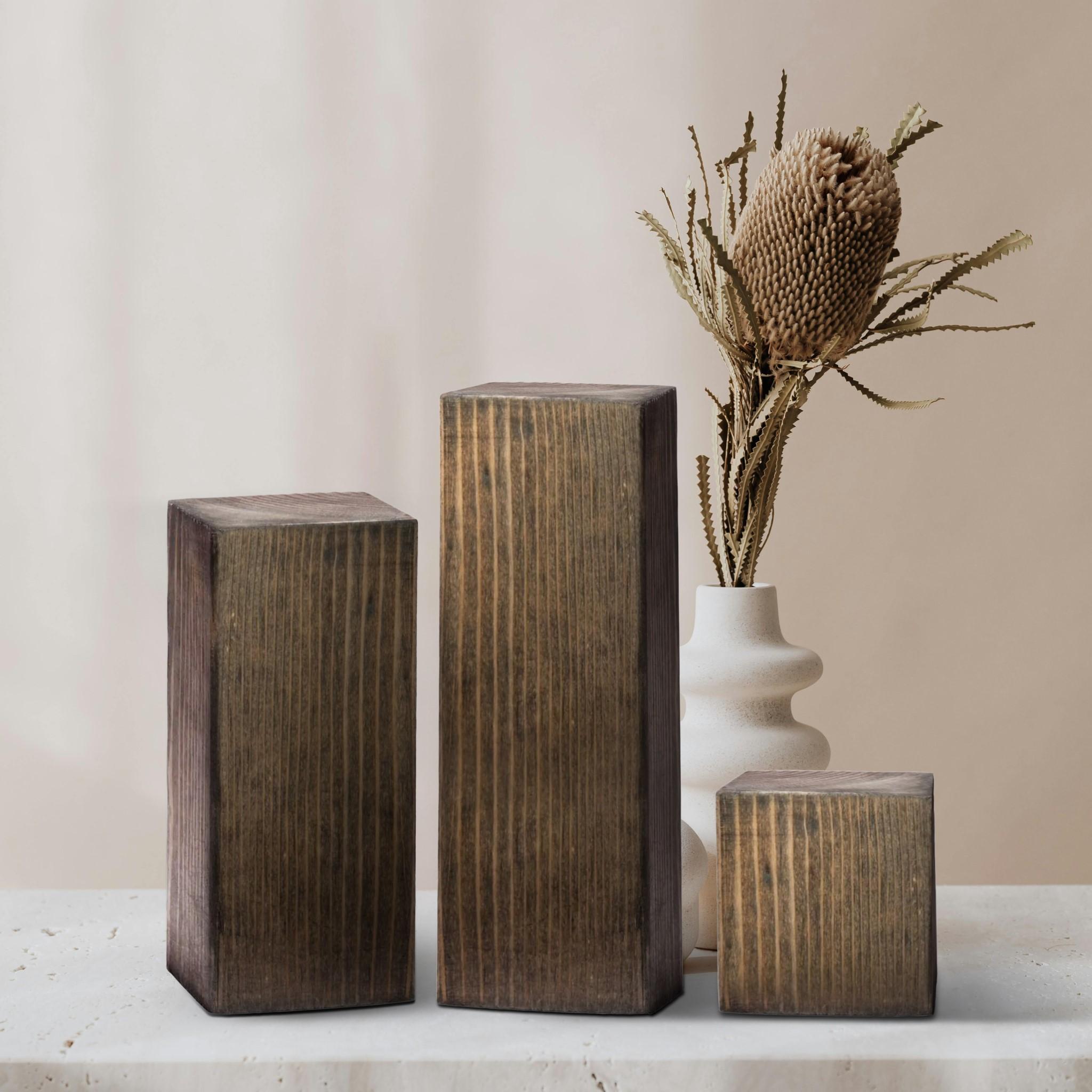 3.5"x7.5" Ebony Wood Block
