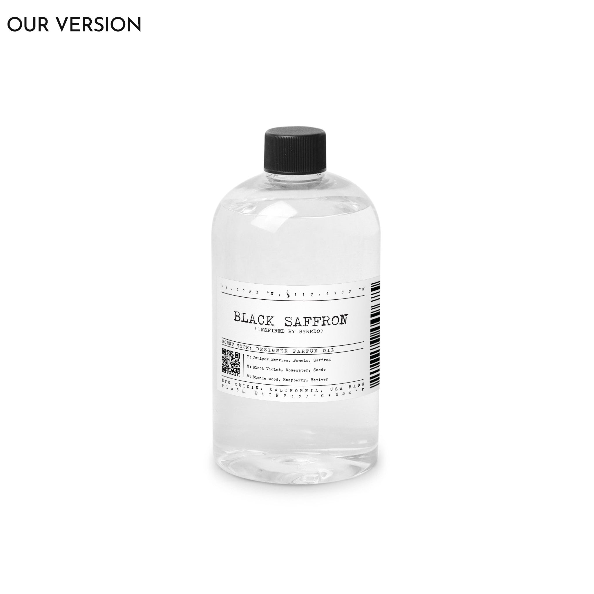 Black Saffron (Our version) Fragrance Oil