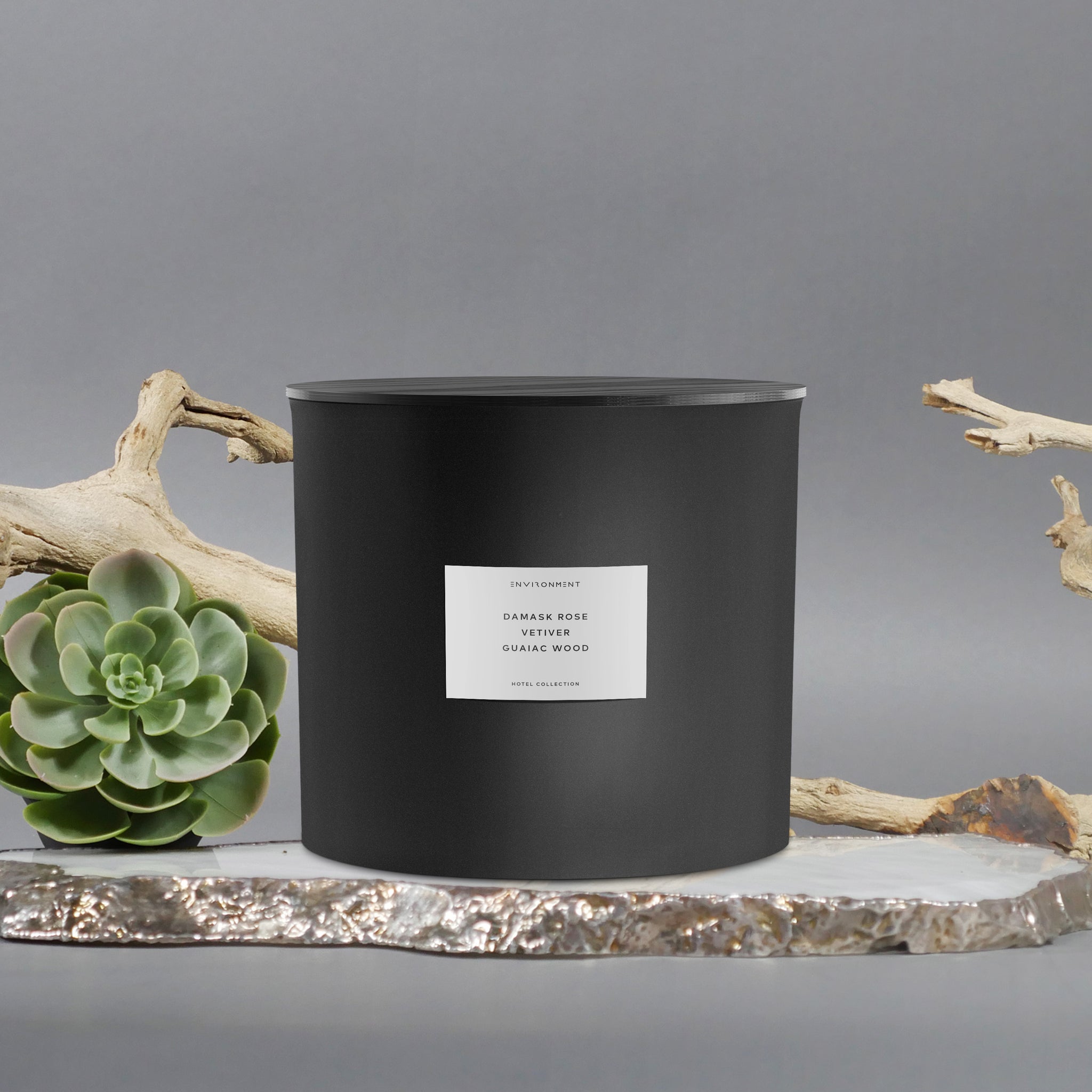 55oz Amber Crystal | Vetiver | Oud Musk Candle (Inspired by Baccarat Rouge 540®)