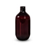 500ml (17oz) Amber European Plastic Bottle - 28-410 Neck Thread