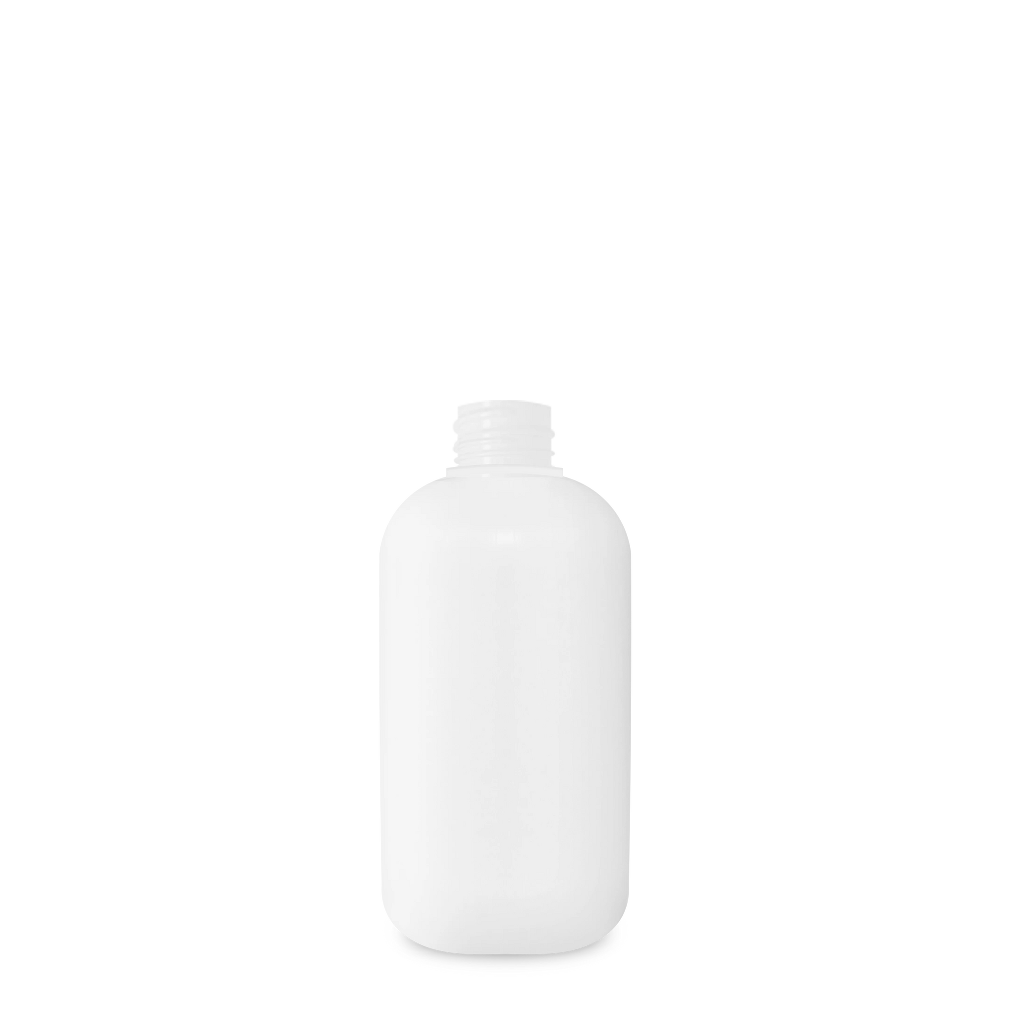 White Matte Plastic Bottle