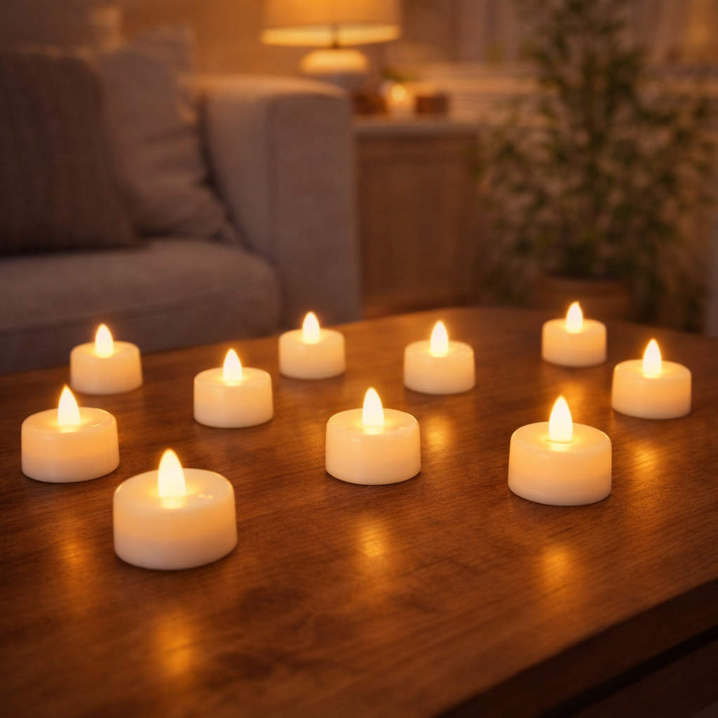 LED Electrical Candle Lights 4 Pack