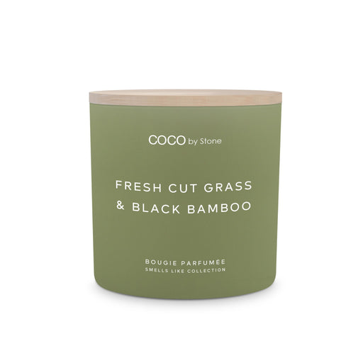 15oz Smells Like Fresh Cut Grass & Black Bamboo Candle