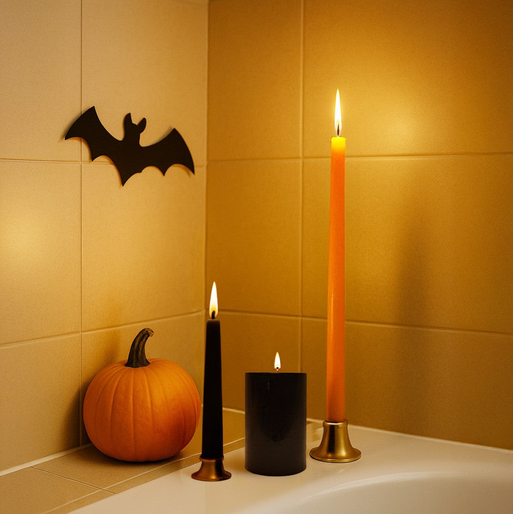 Black Pillar Candles