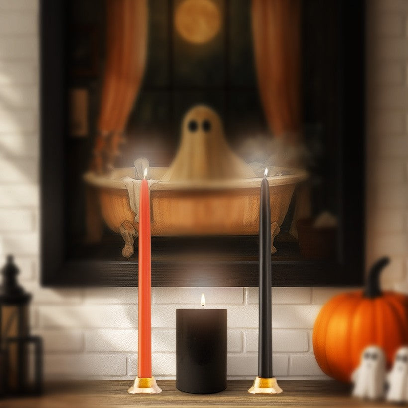 Black Pillar Candles